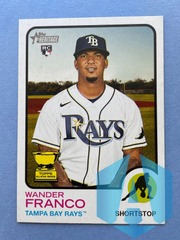 2022 Topps Heritage Wander Franco #347 Rookie RC Tampa Bay Rays